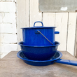 Load image into Gallery viewer, Outlet Camping 26CM Enamel Frying Pan - Blue