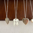 Load image into Gallery viewer, Flower Heart Necklace