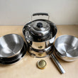Load image into Gallery viewer, Outlet Camping Alcohol Cookset Stainless Steel