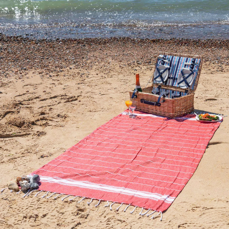 Turkish Beach Towel - Red