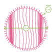 Load image into Gallery viewer, Turkish Round Beach Towel - Pink