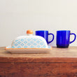 Load image into Gallery viewer, Hand Painted Butter Dish - 18.5cm Light Blue