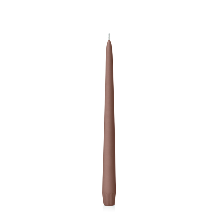 Outlet Eco Taper Candle - Chocolate