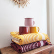 Load image into Gallery viewer, Deluxe Turkish Beach Towel - Burgundy