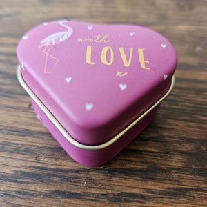 Little Gestures Mini Heart Tin - With Love