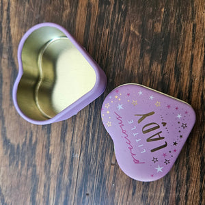 Little Gestures Mini Heart Tin - Precious Little Lady