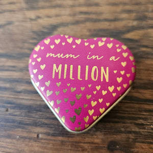 Little Gestures Mini Heart Tin - Mum In A Million