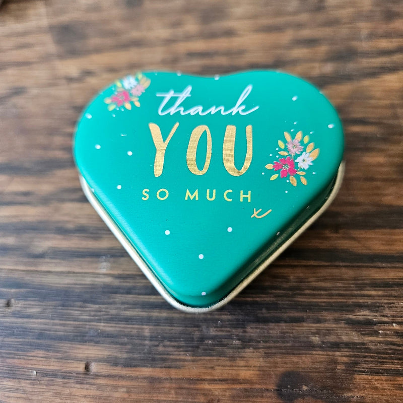 Little Gestures Mini Heart Tin - Thank You