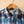 Load image into Gallery viewer, Fannelette Blue Check Shirt Cotton Size L Mens
