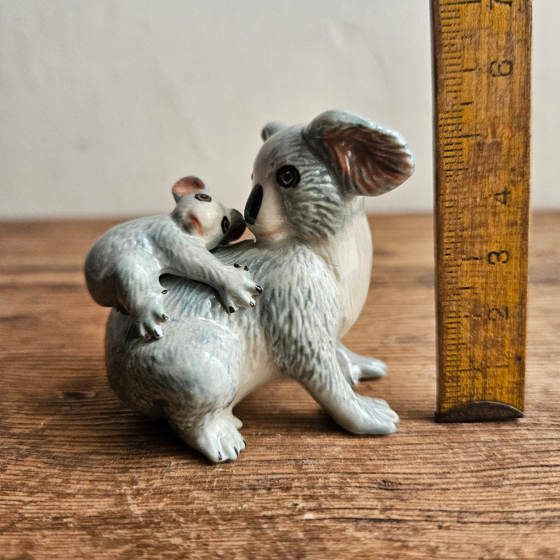 koala with baby ceramic