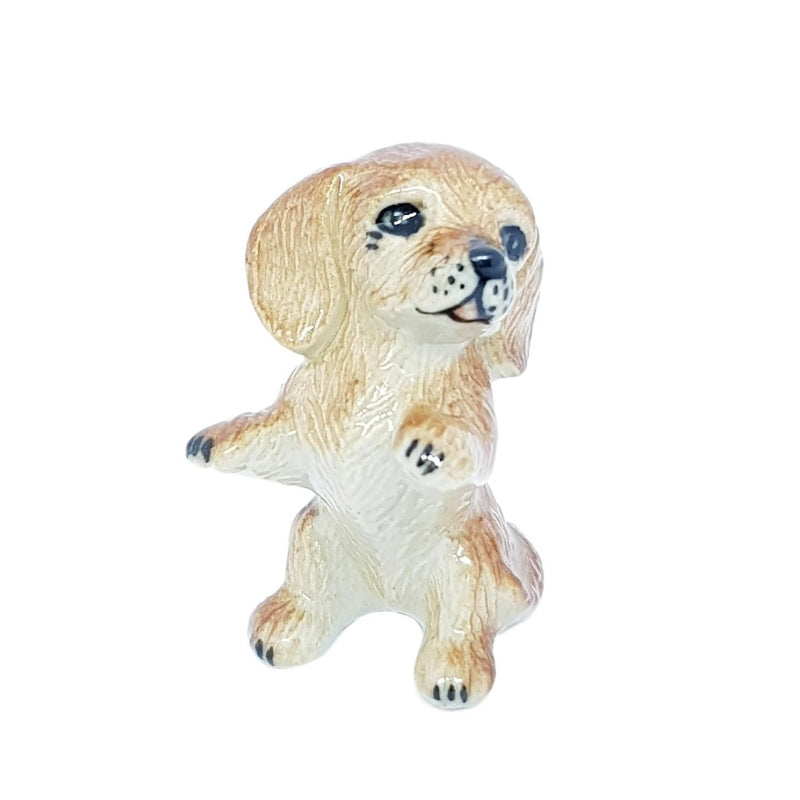 Ceramic Begging Brown Dog