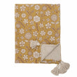 Load image into Gallery viewer, Bloomingville Camille Throw - Yellow Recycled Cotton
