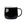 Load image into Gallery viewer, Enamel Belly Mug 375ml - Black
