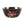 Load image into Gallery viewer, Pansy Handpainted Metal Salad Bowl - Black
