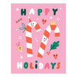 Load image into Gallery viewer, Christmas Card - Happy Holidays Candy Canes

