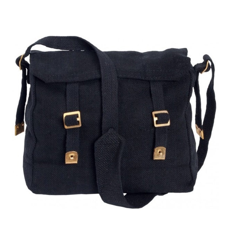 Outlet Shoulder Bag Web Haversack WH-2 - Black