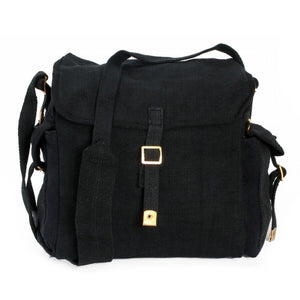 Outlet Shoulder Bag Web Haversack WH-3 - Black