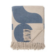 Load image into Gallery viewer, Bloomingville Throw Agno Blue Recycled
