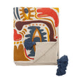 Load image into Gallery viewer, Bloomingville Throw Horus Orange Recycled
