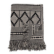 Load image into Gallery viewer, Bloomingville Throw GUTTE Black Recycled Cotton

