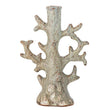 Load image into Gallery viewer, Bloomingville Bridget Grey Stoneware Candle Holder Coral
