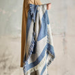 Load image into Gallery viewer, Bloomingville Throw Agno Blue Recycled
