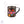 Load image into Gallery viewer, Pansy Handpainted Metal Mug - Black
