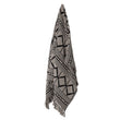 Load image into Gallery viewer, Bloomingville Throw GUTTE Black Recycled Cotton
