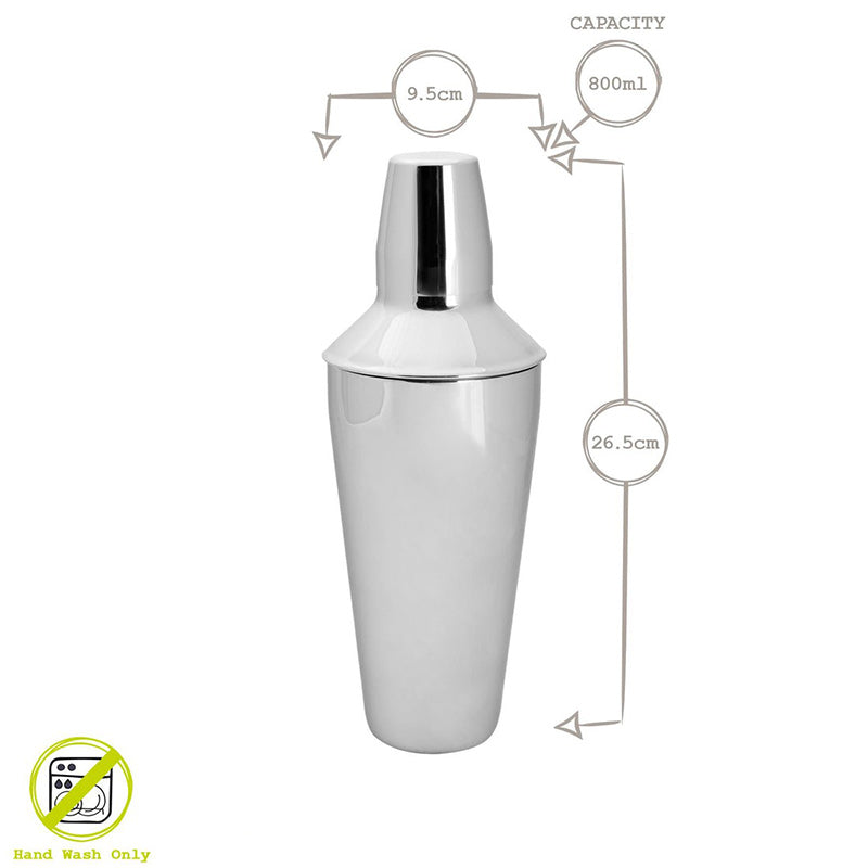 800ml Stainless Steel Manhattan Cocktail Shaker