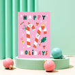 Load image into Gallery viewer, Christmas Card - Happy Holidays Candy Canes
