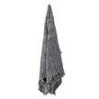 Load image into Gallery viewer, Bloomingville BRESSO Throw Blue Recycled Cotton
