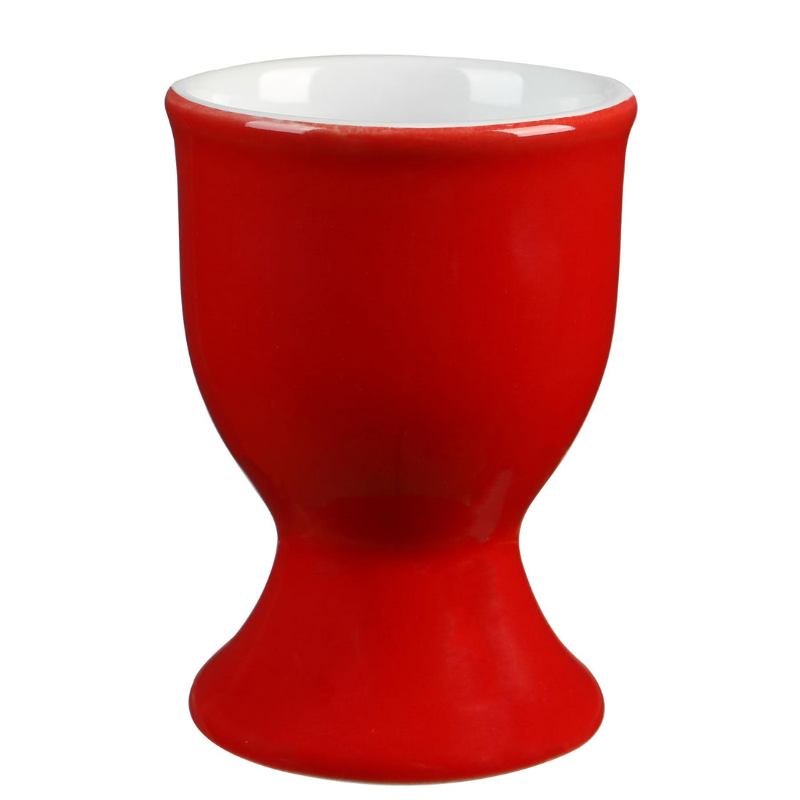 Outlet Cermaic Egg Cup - Red