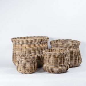 Rattan Pot Plant Basket - 28 x 24cm