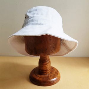 Soft Cotton Bucket Hat - White