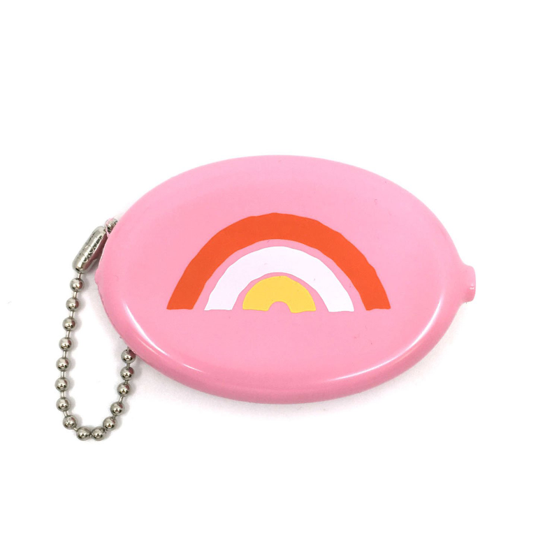 Coin Pouch - Pink Rainbow