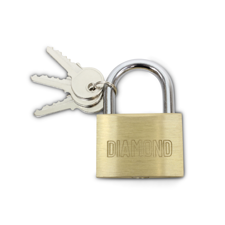 Outlet Camping 50mm Brass Padlock