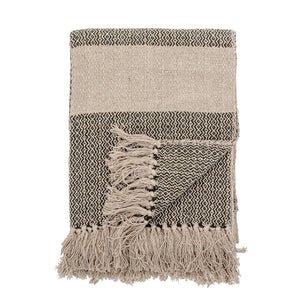 Bloomingville Recycled Cotton Chloe Throw - Green