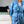 Load image into Gallery viewer, Fair Trade Floral Blues Robe
