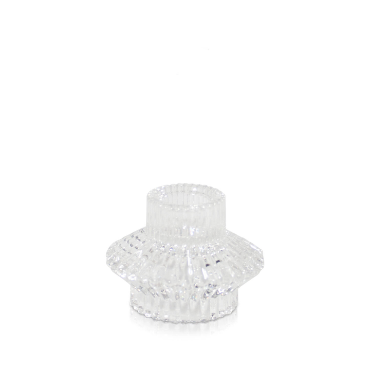 Dina Vintage Candle Holder - Clear