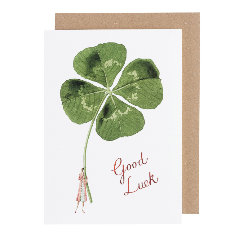 Laura Stoddart Card - Good Luck Lady