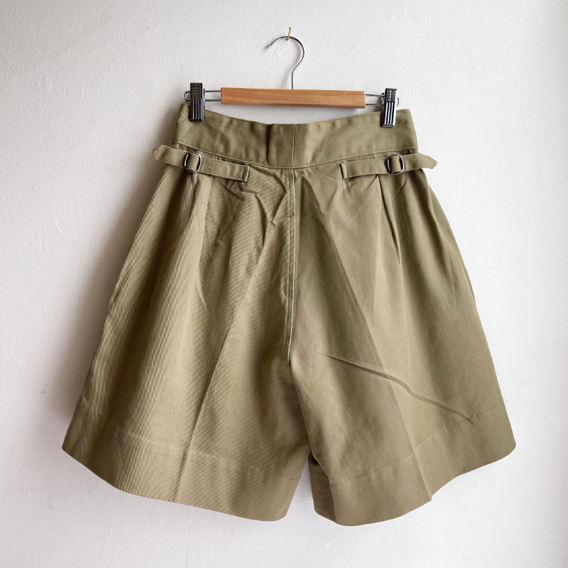Outlet Vintage Safari Shorts - Olive Drab
