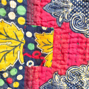 Upcycled Kantha Saree Cover