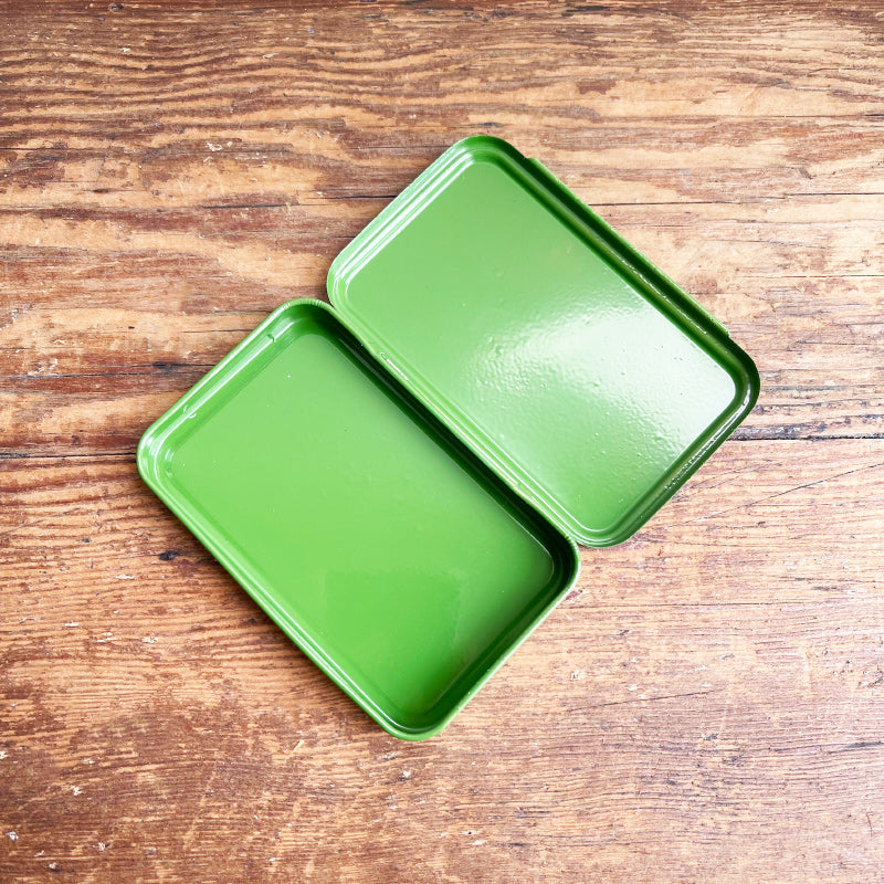 Fair Trade Trinket/Pin Tin - Ida Chicken Green