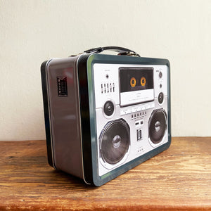 Boombox Tin Carry All Fun Box