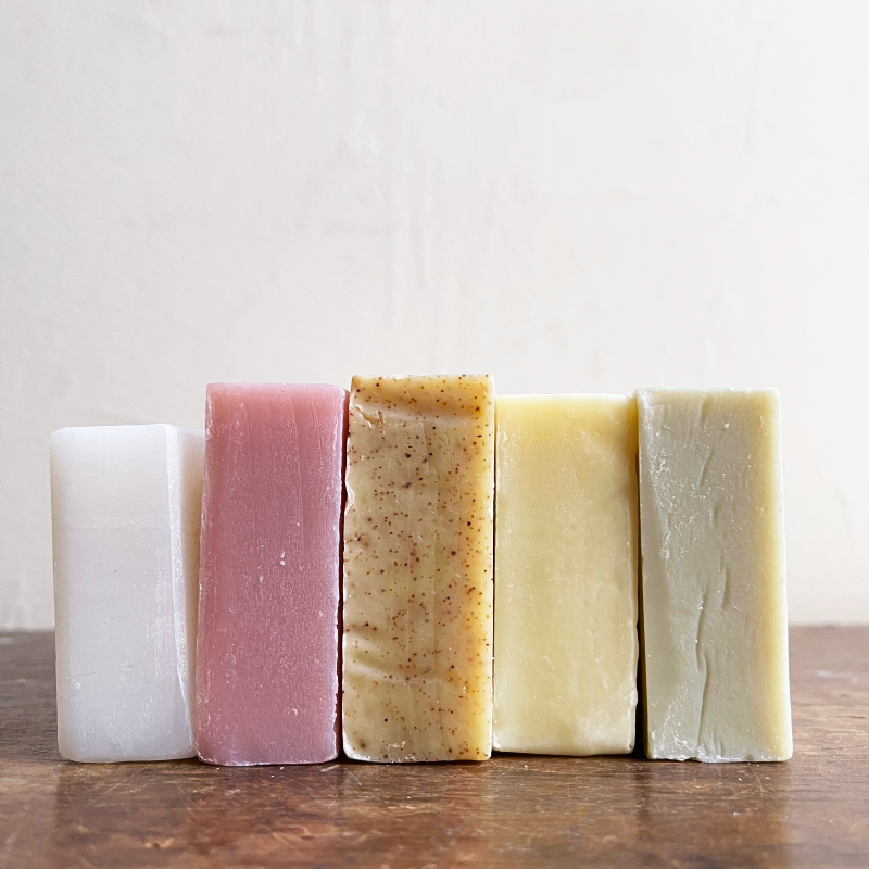 Base Soap Bar - Geranium & Pink Clay