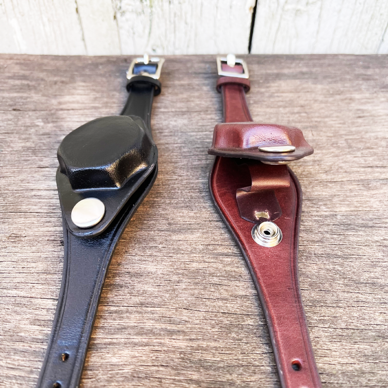 Leather Watchband and Cover - Brown