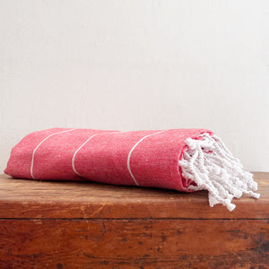 Turkish Beach Towel - Red