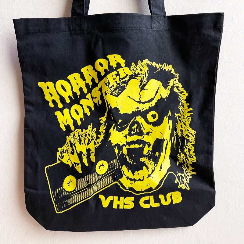 Outlet x Freak Street Tote Bags - Horror Monster VHS Club