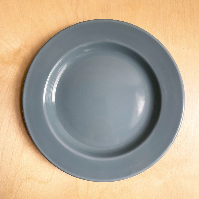 Enamel Dinner Plate 26cm - Grey