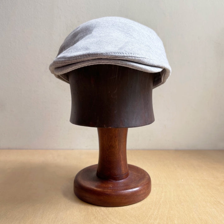 Cotton Jersey Pageboy Hat - Grey